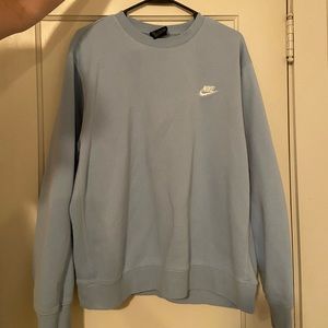 blue nike sportswear club fleece size L in excellent condition